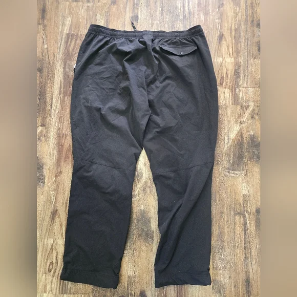 L L Bean Mens XXL Hiking Rain Resistant Pants Black - Picture 4 of 4